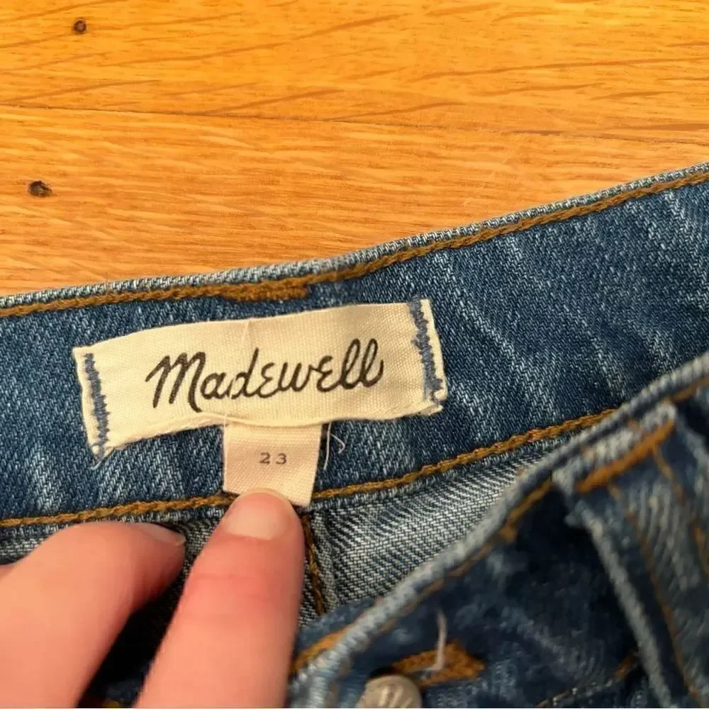 Madewell denim skirt